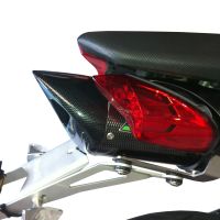 Exhaust compatible with Benelli Tnt 899 2008-2016, Tiburon Poppy, Homologated legal slip-on exhaust including removable db killer and link pipe 