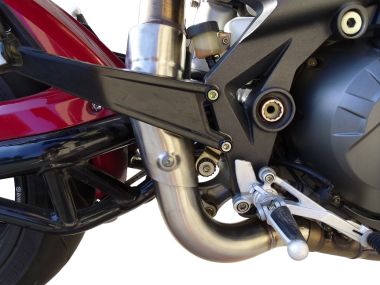 Exhaust system compatible with Benelli Tre K 899 2006-2016, Decatalizzatore, Decat pipe 