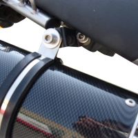 Scarico compatibile con Yamaha Tricker 250 2005-2008, Albus Ceramic, Scarico completo omologato,fornito con db killer estraibile e collettore