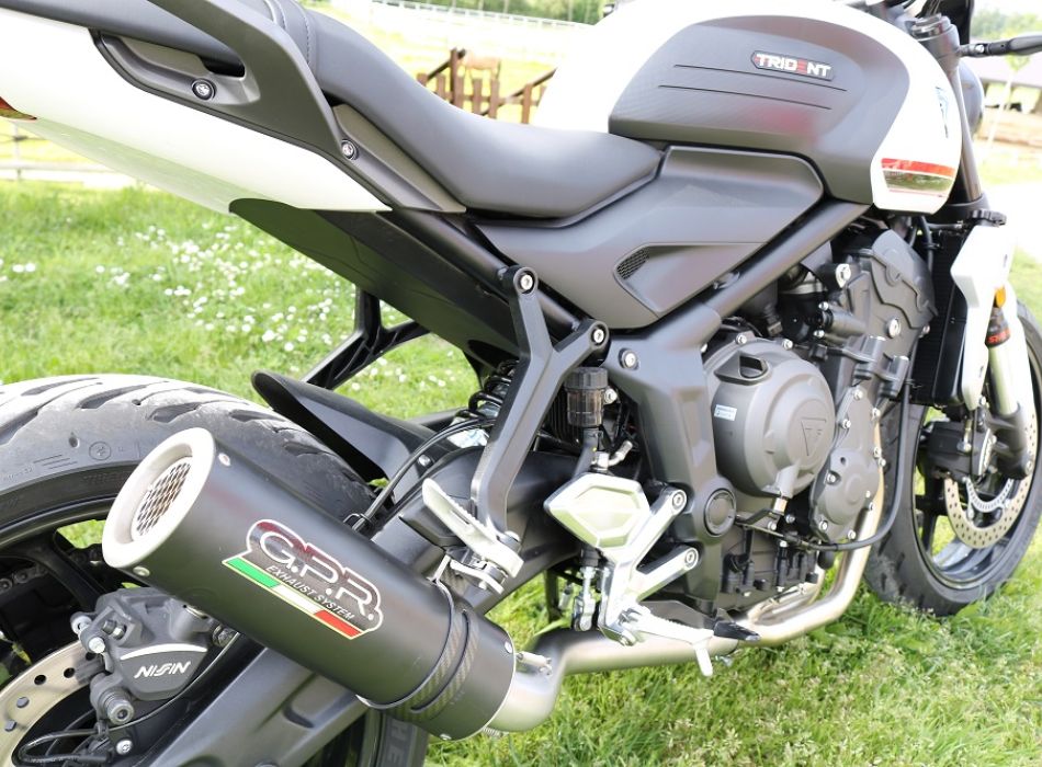 福袋 オンライン compatible Exhaust with M3 2021-2024, 660 Trident Triumph パーツ