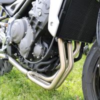 Exhaust compatible with Triumph Trident 660 2021-2024, Powercone Evo, Homologated legal full system exhaust, including removable db killer and catalyst 