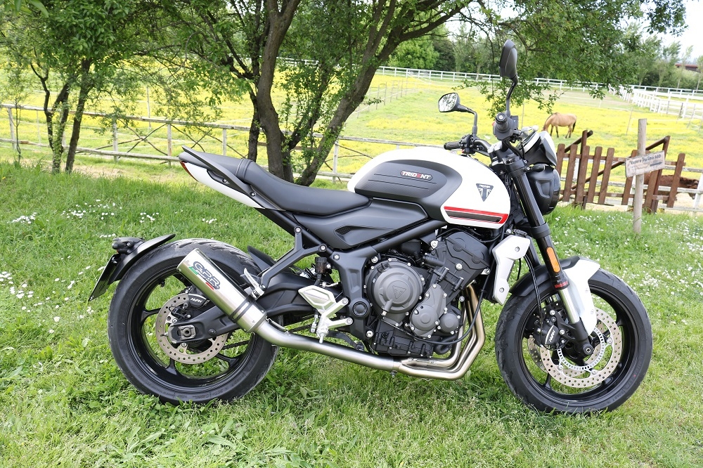 Akrapovic triumph trident new arrivals