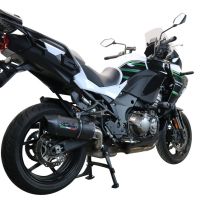 Scarico GPR Kawasaki Versys 1000 i.e. 2021/22 e5 Scarico omologato con raccordo Furore  Argento