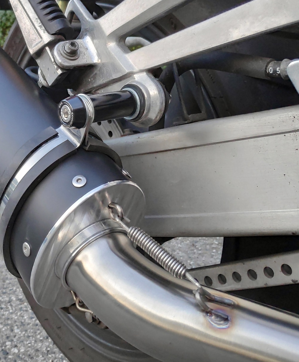 Scarico compatibile con Yamaha Xjr 1200 1995-1997, Trioval, Coppia di terminali di scarico omologati, forniti con db killer removibili e raccordi specifici