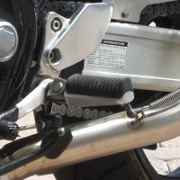 Scarico compatibile con Yamaha Xjr 1300 1999-2006, Trioval, Coppia di terminali di scarico omologati, forniti con db killer removibili e raccordi specifici