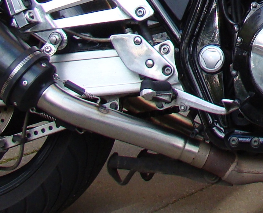 Scarico compatibile con Yamaha Xjr 1300 1999-2006, Trioval, Coppia di terminali di scarico omologati, forniti con db killer removibili e raccordi specifici