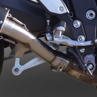 Exhaust compatible with Yamaha Fz.1 - Fazer 1000 2006-2014, Trioval, Homologated legal slip-on exhaust including removable db killer and link pipe 
