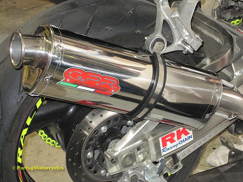 Scarico compatibile con Yamaha Yzf 750 1993-1998, Trioval, Scarico omologato, silenziatore con db killer estraibile e raccordo specifico