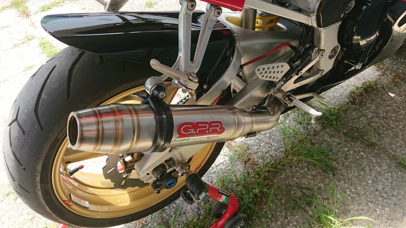 Scarico compatibile con Yamaha Yzf 1000 R1 1998-2001, Deeptone Inox, Scarico omologato, silenziatore con db killer estraibile e raccordo specifico