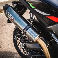 Scarico compatibile con Yamaha T-Max 530 2012-2016, Gpe Ann. Poppy, Scarico completo omologato,fornito con db killer estraibile,catalizzatore e collettore