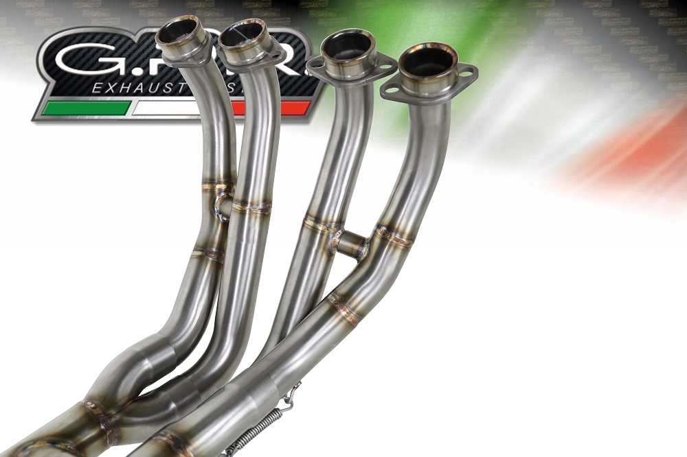Exhaust compatible with Yamaha Yzf R6 2017-2024, M3 Titanium Natural, Racing full system exhaust 