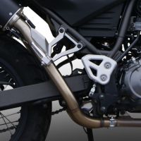 Scarico compatibile con Yamaha Xt 660 X-R 2004-2014, Furore Nero, Coppia di terminali di scarico omologati, forniti con db killer removibili e raccordi specifici