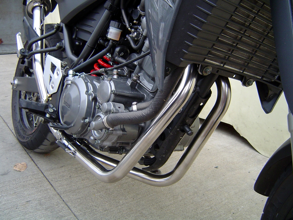 Exhaust compatible with Yamaha Xt 660 X-R 2004-2014, Gpe Ann. titanium, Homologated legal full system exhaust, including removable db killer and catalyst 
