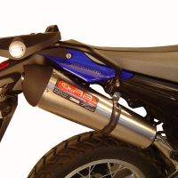 Exhaust compatible with Yamaha Xt 660 X-R 2004-2014, Gpe Ann. titanium, Homologated legal full system exhaust, including removable db killer and catalyst 