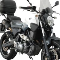 Scarico compatibile con Yamaha MT03 660 2006-2013, Furore Nero, Coppia di terminali di scarico omologati, forniti con db killer removibile, catalizzatori e raccordi specifici