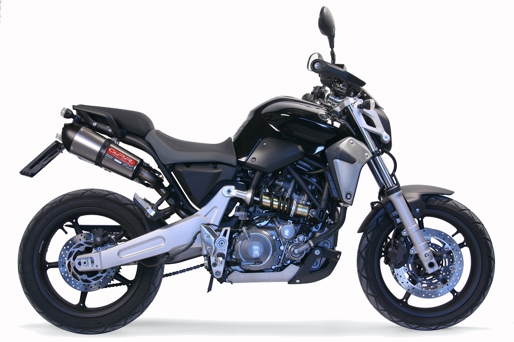 Scarico compatibile con Yamaha MT03 660 2006-2013, Gpe Ann. titanium, Coppia di terminali di scarico omologati, forniti con db killer removibili e raccordi specifici