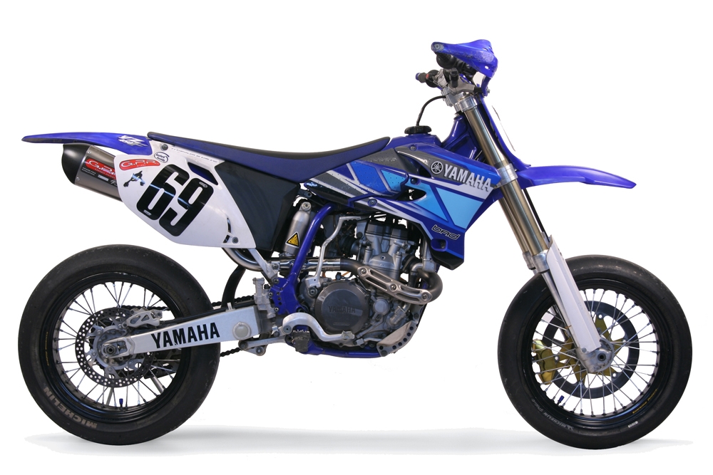 Scarico compatibile con Yamaha WR 450 F 2007-2011, Gpe Ann. titanium, Scarico omologato, silenziatore con db killer estraibile e raccordo specifico