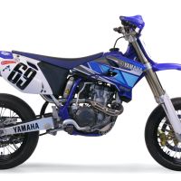 Scarico compatibile con Yamaha WR 450 F 2007-2011, Gpe Ann. titanium, Scarico omologato, silenziatore con db killer estraibile e raccordo specifico