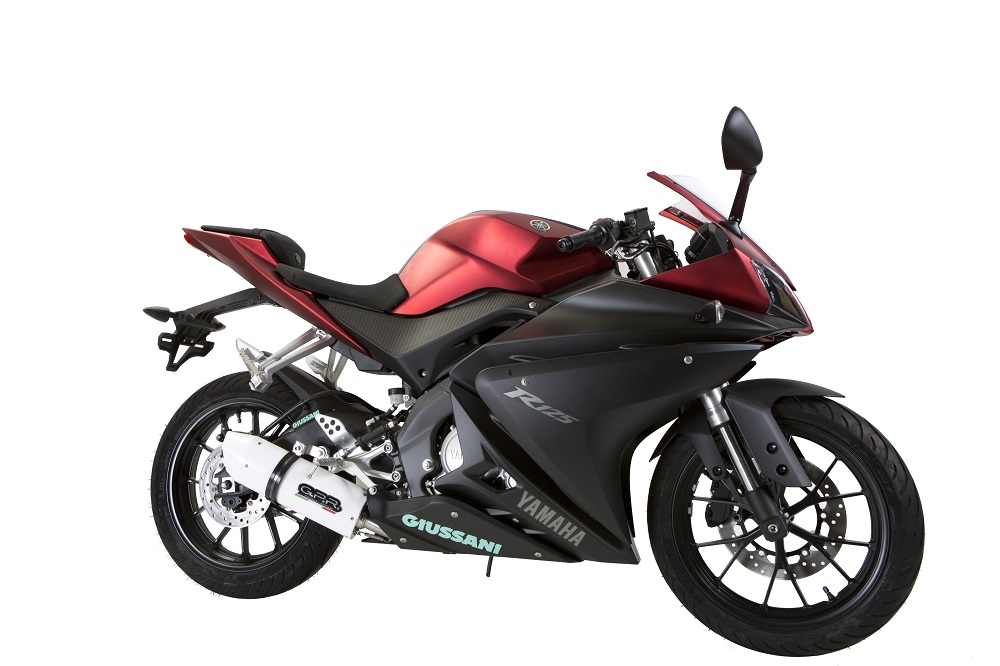 Scarico compatibile con Yamaha Yzf-R 125 2017-2018, Albus Evo4, Scarico completo omologato,fornito con db killer estraibile,catalizzatore e collettore