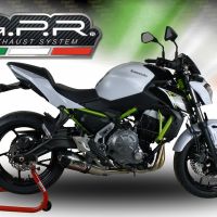 Scarico compatibile con Kawasaki Z 650 2021-2022, GP Evo4 Titanium, Scarico completo omologato,fornito con db killer estraibile,catalizzatore e collettore