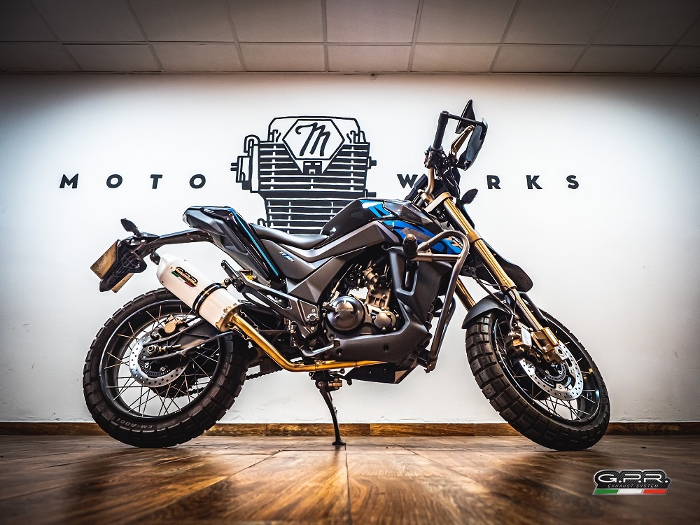 Scarico compatibile con Zontes Zt 125 G1 - U - U1 - Z2 2020-2024, Albus Evo4, Scarico completo omologato,fornito con db killer estraibile,catalizzatore e collettore