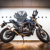 Scarico compatibile con Zontes Zt 125 G1 - U - U1 - Z2 2020-2024, Albus Evo4, Scarico completo omologato,fornito con db killer estraibile,catalizzatore e collettore