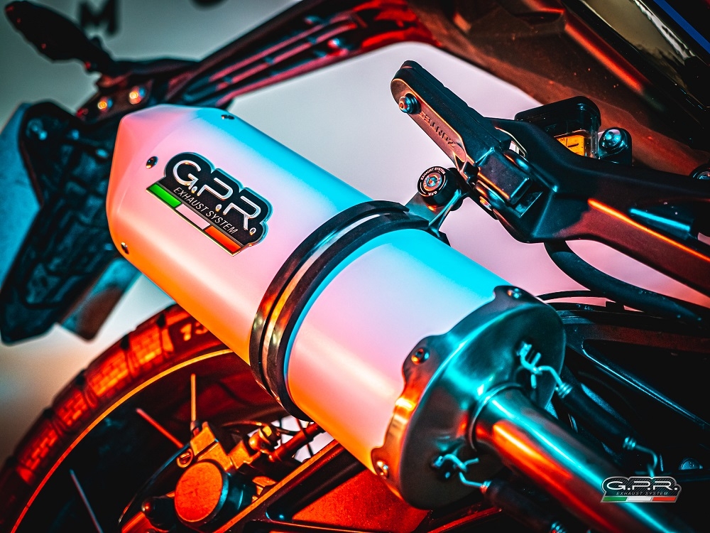 Scarico compatibile con Zontes Zt 125 G1 - U - U1 - Z2 2020-2024, Albus Evo4, Scarico completo omologato,fornito con db killer estraibile,catalizzatore e collettore