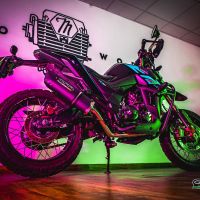 Exhaust compatible with Zontes Zt 125 G1 - U - U1 - Z2 2020-2024, Furore Evo4 Nero, Homologated legal full system exhaust, including removable db killer and catalyst 