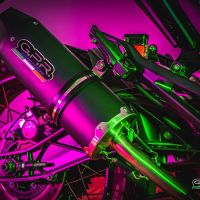 Exhaust compatible with Zontes Zt 125 G1 - U - U1 - Z2 2020-2024, Furore Evo4 Nero, Homologated legal full system exhaust, including removable db killer and catalyst 
