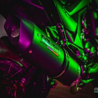 Exhaust compatible with Zontes Zt 125 G1 - U - U1 - Z2 2020-2024, Furore Evo4 Nero, Homologated legal full system exhaust, including removable db killer and catalyst 