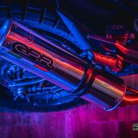 Exhaust compatible with Zontes Zt 125 G1 - U - U1 - Z2 2020-2024, M3 Inox , Homologated legal full system exhaust, including removable db killer and catalyst 