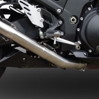 Scarico compatibile con Kawasaki Zzr 1400 2017-2022, GP Evo4 Titanium, Coppia di terminali di scarico omologati, forniti con db killer removibili e raccordi specifici