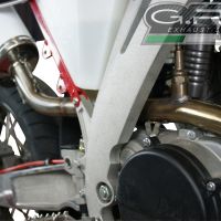 Scarico compatibile con Ajp PR 5 2015-2018, Albus Ceramic, Scarico omologato, silenziatore con db killer estraibile e raccordo specifico