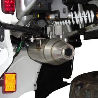 GPR exhaust compatible with  Access Supermoto 450  2005-2021, Deeptone Atv, Homologated legal slip-on exhaust including removable db killer and link pipe 