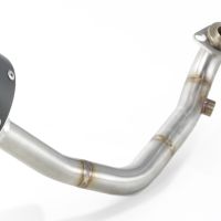 Exhaust system compatible with Sym Simply 125 / Simply II 125 2007-2014, Evo4 Road, Homologated legal full system exhaust, including removable db killer 