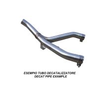 Scarico compatibile con Honda Msx - Grom 125 2013-2017, Decatalizzatore, Collettore decatalizzore, applicazione racing