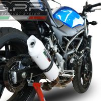 Scarico compatibile con Suzuki Sv 650 A 2016-2020, Albus Evo4, Scarico omologato, silenziatore con db killer estraibile e raccordo specifico