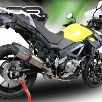 Scarico GPR compatibile con  Suzuki V-Strom DL650 2017-2020, Gpe Ann. titanium, Scarico semi completo, omologato per mercati extracee, fornito con db killer estraibile e collettore specifico