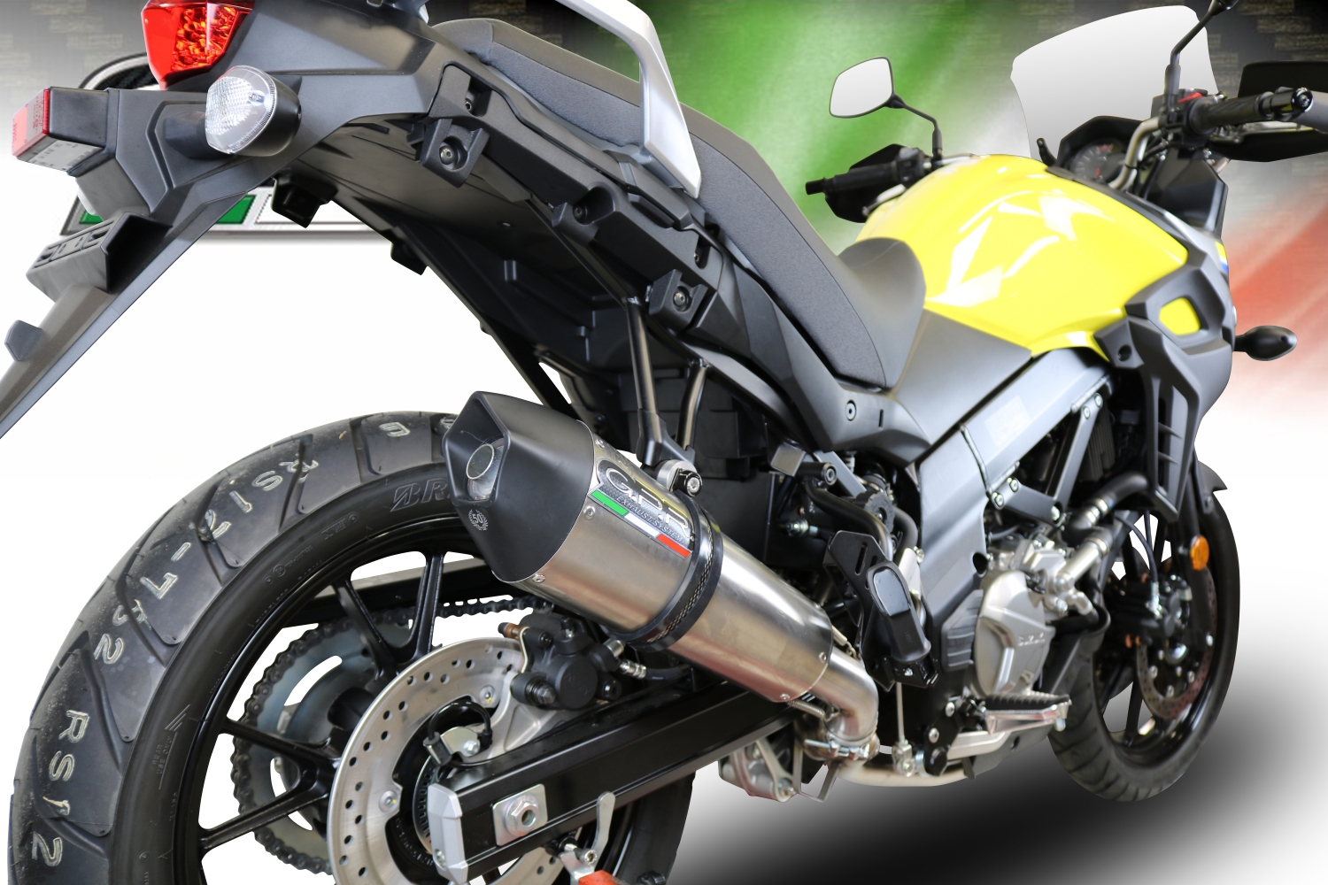Scarico GPR compatibile con  Suzuki V-Strom DL650 2017-2020, Gpe Ann. titanium, Scarico semi completo, omologato per mercati extracee, fornito con db killer estraibile e collettore specifico