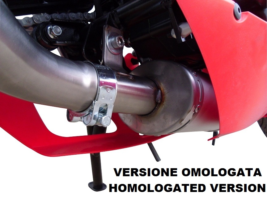 Scarico compatibile con Aprilia RS 4 125 2011-2016, Deeptone Inox, Scarico completo omologato,fornito con db killer estraibile,catalizzatore e collettore