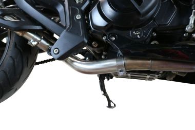 Exhaust system compatible with Benelli 502 C 2021-2024, Decatalizzatore, Decat pipe 