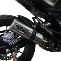 Scarico compatibile con Benelli 502 C 2021-2024, M3 Inox , Scarico omologato, silenziatore con db killer estraibile e raccordo specifico