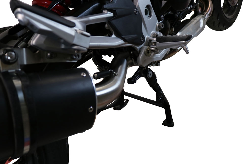 Scarico compatibile con Bmw F 900 XR-R 2020-2025, Furore Evo4 Poppy, Scarico omologato, silenziatore con db killer estraibile e raccordo specifico