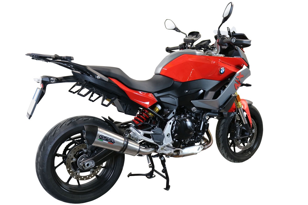 Scarico GPR compatibile con  Bmw F 900 XR-R 2020-2025, New Grand Prix Evo Titanium, Scarico omologato, silenziatore con db killer estraibile e raccordo specifico