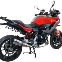 Scarico GPR compatibile con  Bmw F 900 XR-R 2020-2025, New Grand Prix Evo Titanium, Scarico omologato, silenziatore con db killer estraibile e raccordo specifico