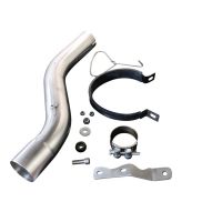 Exhaust system compatible with Bmw F 900 XR/R 2020-2024, GP Evo4 Black Titanium, Homologated legal slip-on exhaust including removable db killer and link pipe 