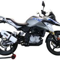 Exhaust compatible with Bmw G 310 Gs 2017-2021, Albus Evo4, Homologated legal full system exhaust, including removable db killer and catalyst 