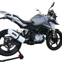 Exhaust compatible with Bmw G 310 Gs 2017-2021, Albus Evo4, Homologated legal full system exhaust, including removable db killer and catalyst 