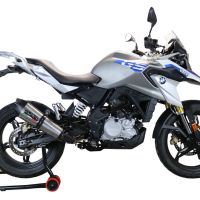 Scarico compatibile con Bmw G 310 Gs 2017-2021, GP Evo4 Titanium, Scarico completo omologato,fornito con db killer estraibile,catalizzatore e collettore