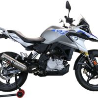 Exhaust compatible with Bmw G 310 Gs 2017-2021, M3 Inox , Homologated legal full system exhaust, including removable db killer and catalyst 